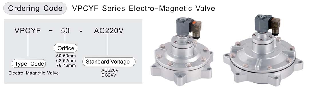 VPCYF pulse jet valve импульсно-струйный мембранный клапан