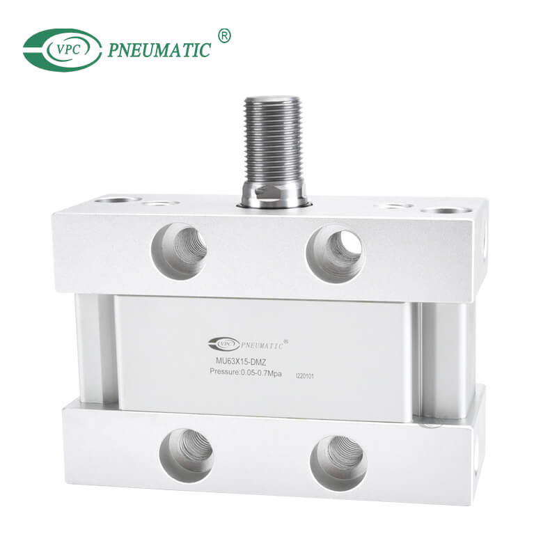 Пластинчатый цилиндр серии MUB, одинарный, двойного действия