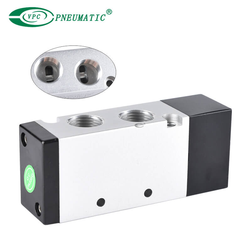 2-позиционный 5-портовый воздушный регулирующий клапан одностороннего действия серии 4A