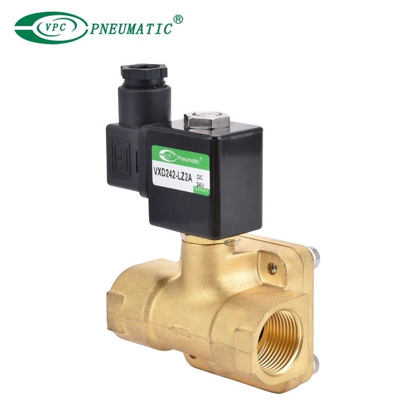 Пилот VXD -серии управляет 2 портового соленоидного клапана для подогреваемой воды