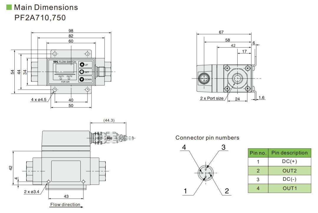 SMC Flow Switch 