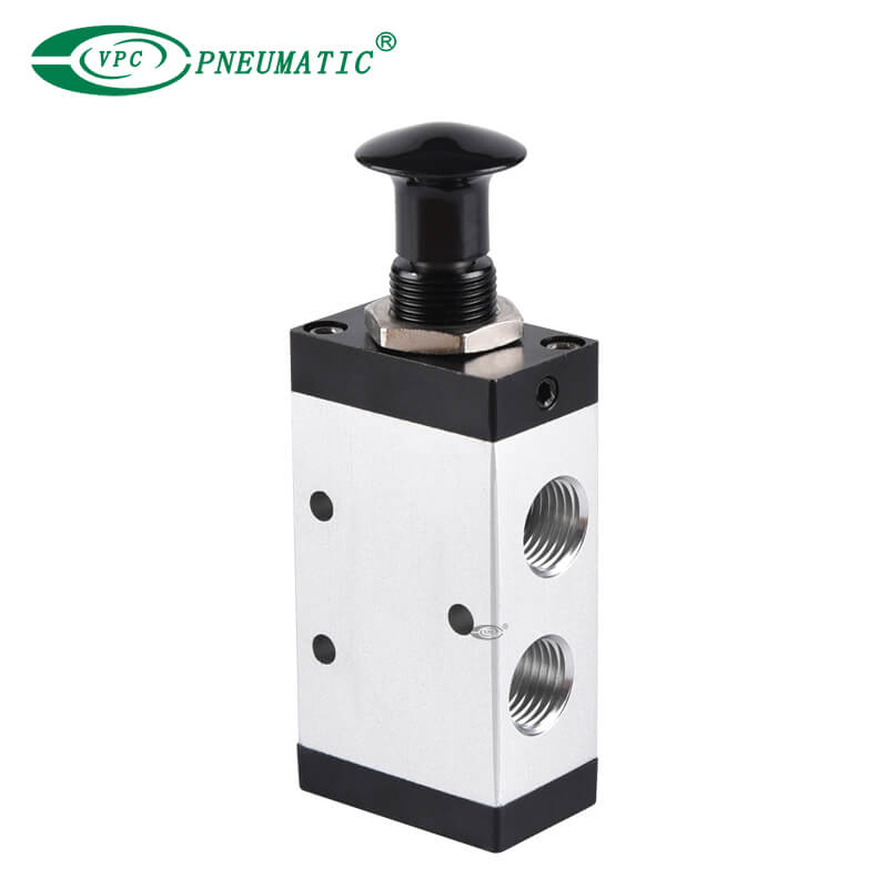 2-позиционный 5-портовый ручной тяговый клапан серии 4L