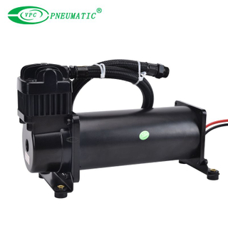 444C Компрессор подвески подушки безопасности, 12 В постоянного тока, 200 фунтов на квадратный дюйм, черный