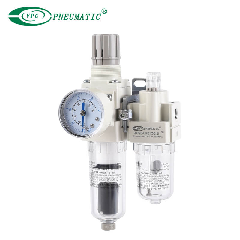 AC20A-B до AC60A-B FRL UNITS с переключателем давления