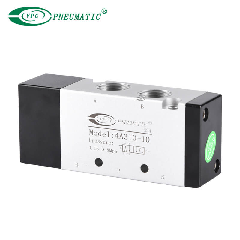2-позиционный 5-портовый воздушный регулирующий клапан одностороннего действия серии 4A