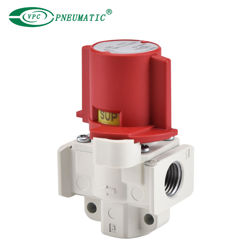 Трехходовой клапан сброса давления серии VHS со стопорными отверстиями