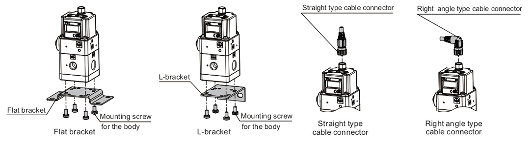 электропневматический регулятор высокого давления