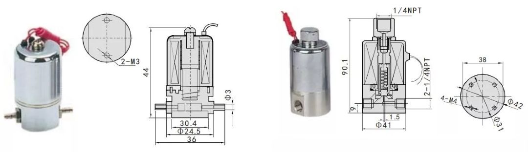 сверхминиатюрные электромагнитные клапаны
