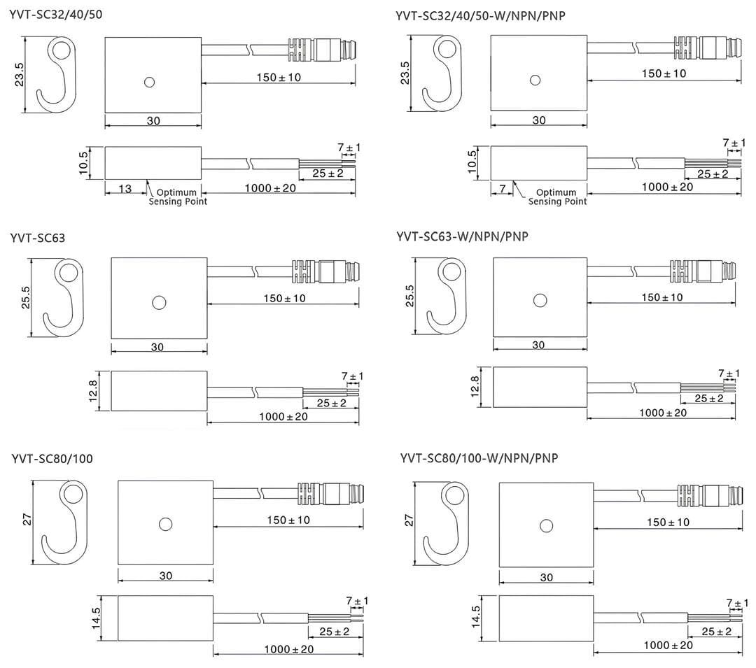SC cylinder reed switch design переключатель тростника для цилиндра