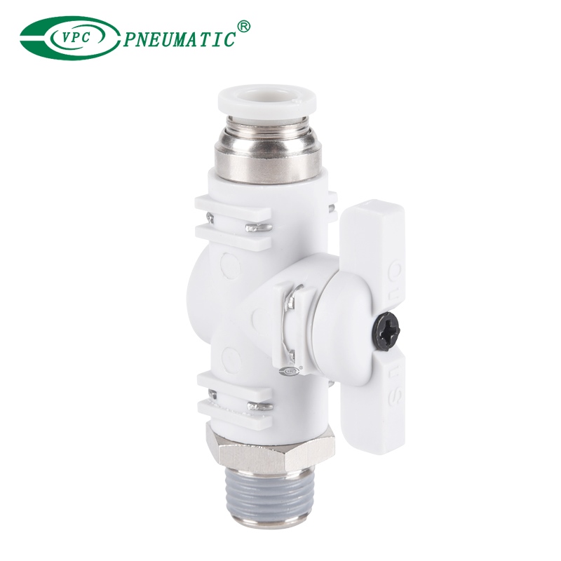 Шаровой кран серии VBVC, запорный, переборочный штуцер, прямой