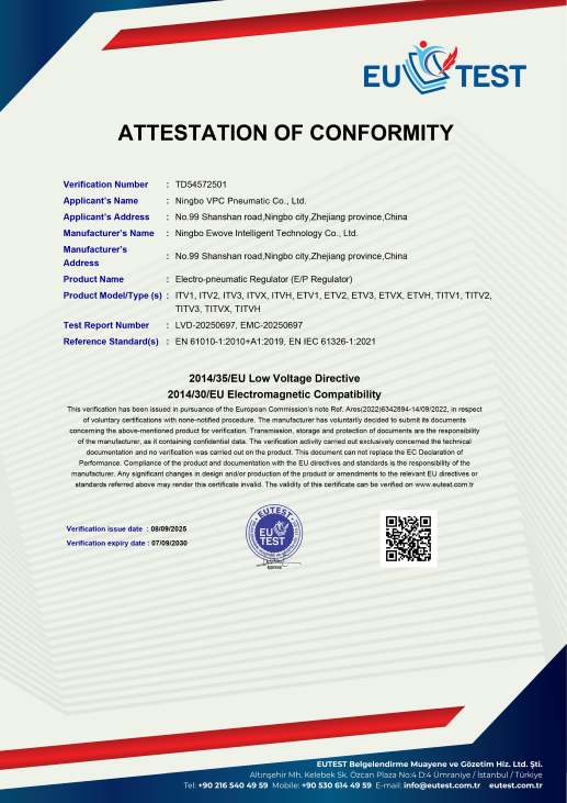 Сертификат ITV