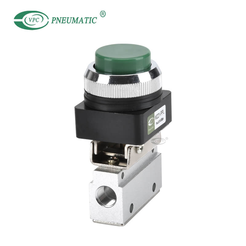 Механический клапан серии M221, 2-позиционный, 2-портовый, выпуклая кнопка