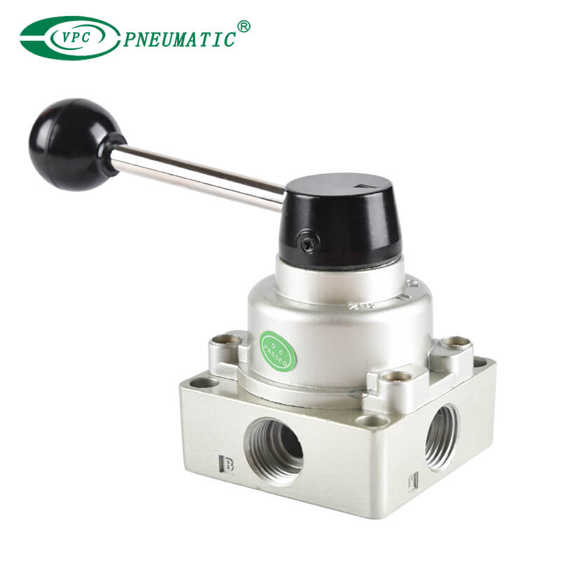 3-позиционный 4-портовый поворотный клапан серии HV