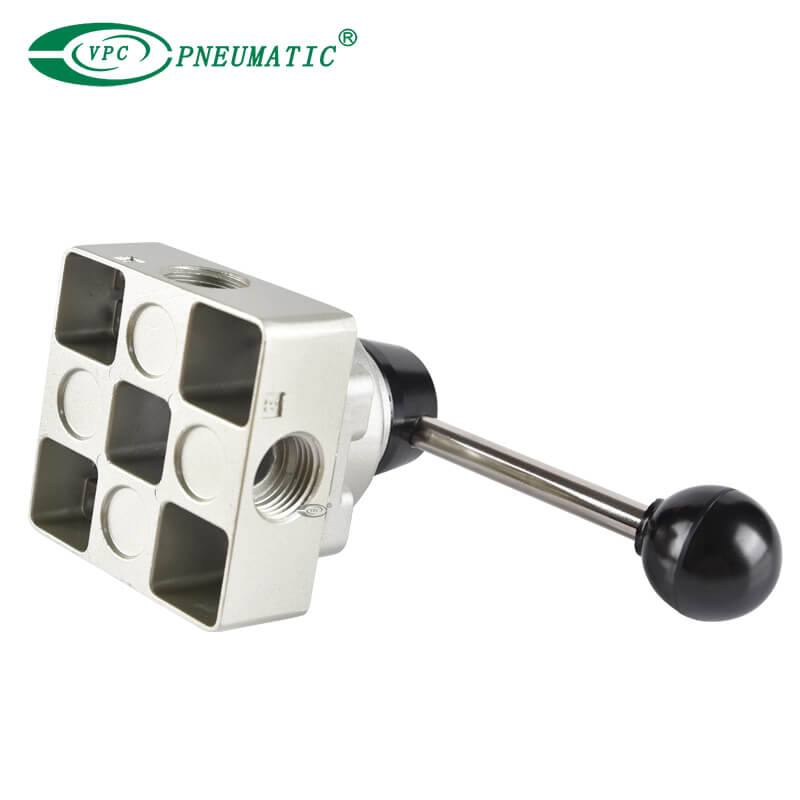 3-позиционный 4-портовый поворотный клапан серии HV