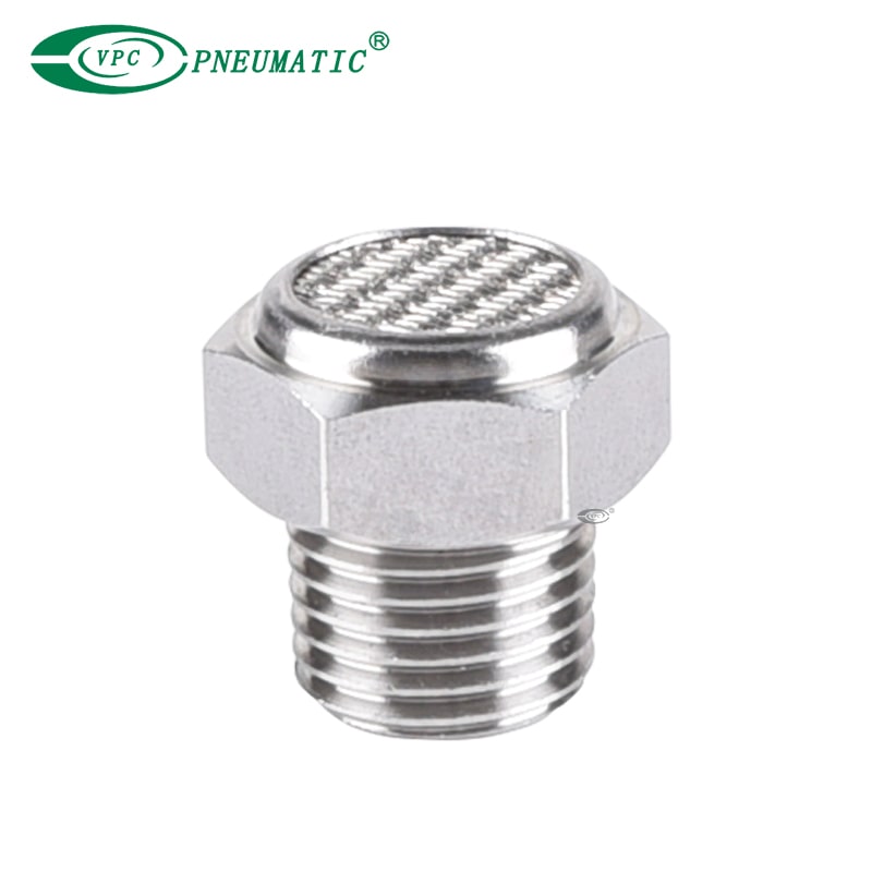 Пневматический глушитель типа VSS из нержавеющей стали с фильтром