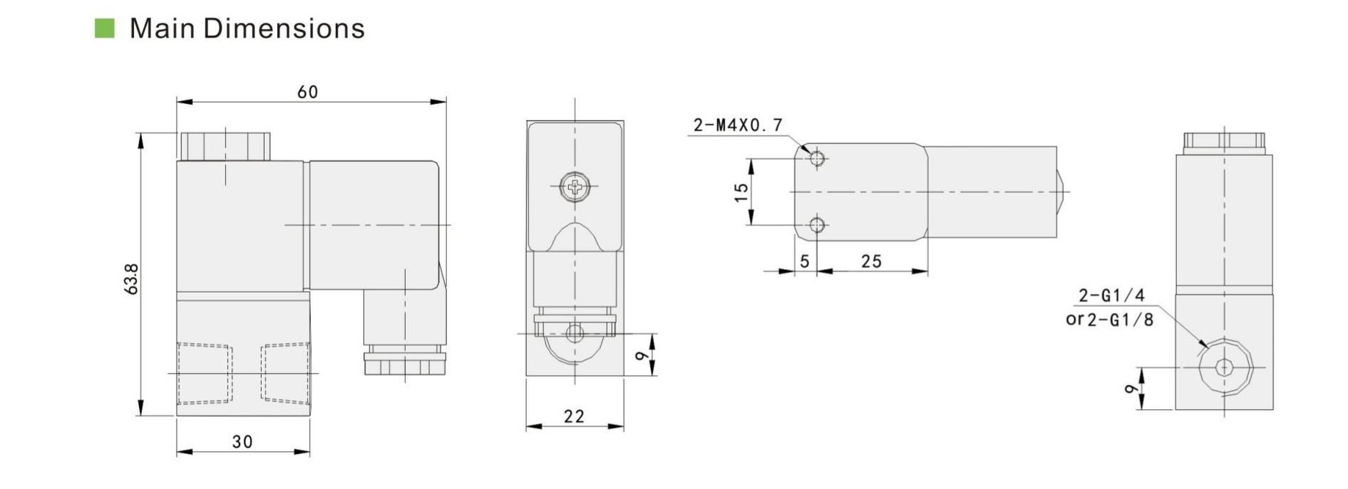 12v пневматический электромагнитный клапан