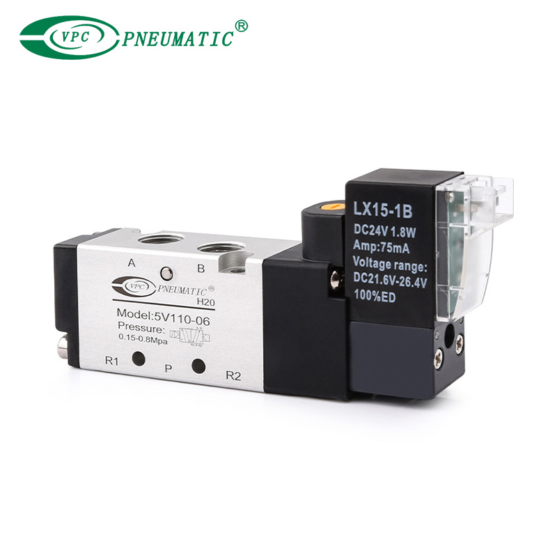 5V100 Series 2 Position 5 Port Одиночный соленоидный клапан управления.