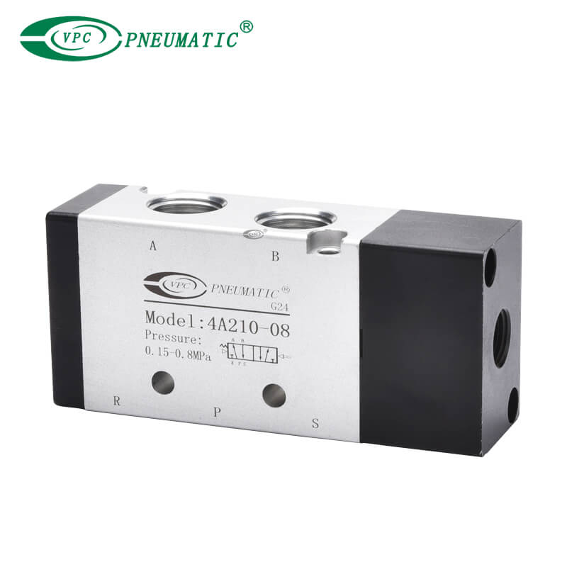2-позиционный 5-портовый воздушный регулирующий клапан двойного действия серии 4A