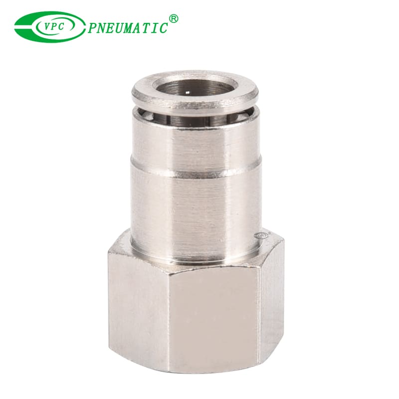 Пневматический прямой фитинг высокого давления серии VCF, латунь, 870 фунтов на квадратный дюйм