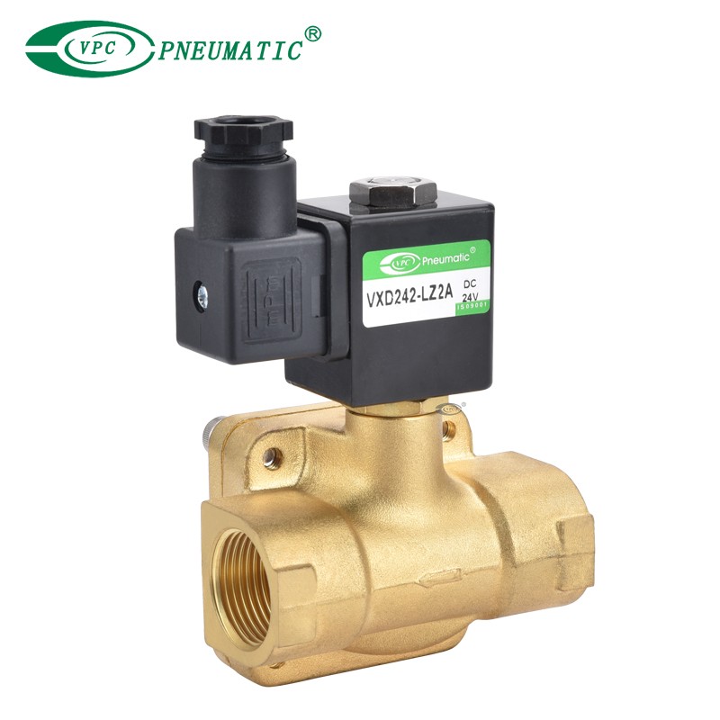 Пилот VXD -серии управляет 2 портового соленоидного клапана для подогреваемой воды