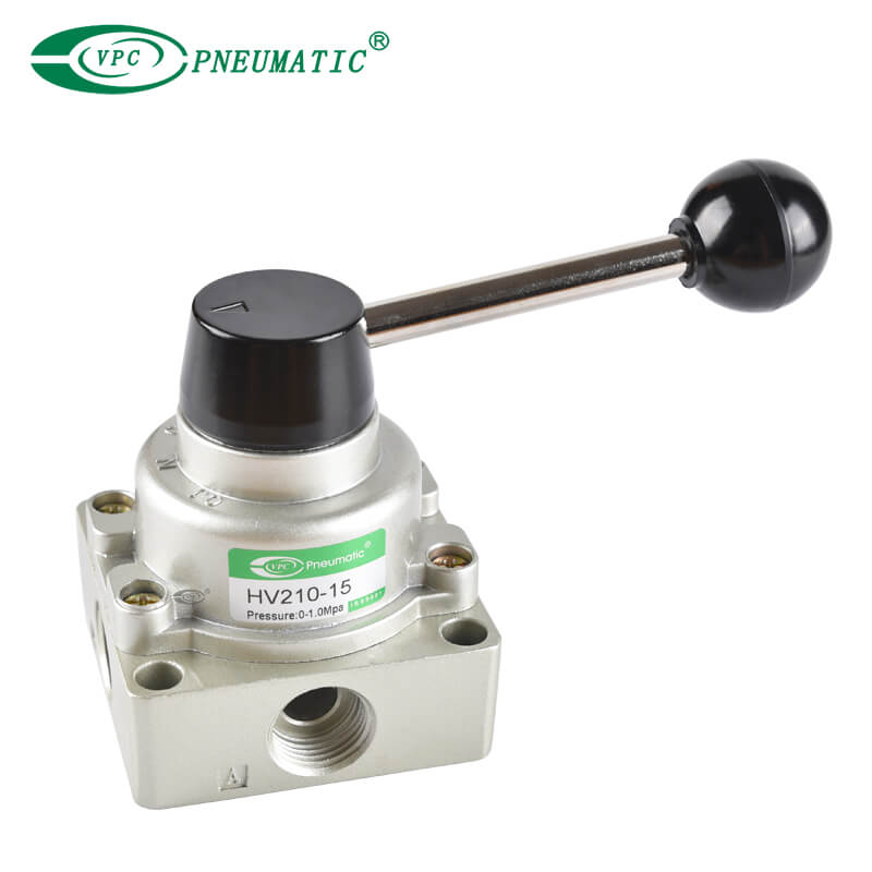 3-позиционный 4-портовый поворотный клапан серии HV