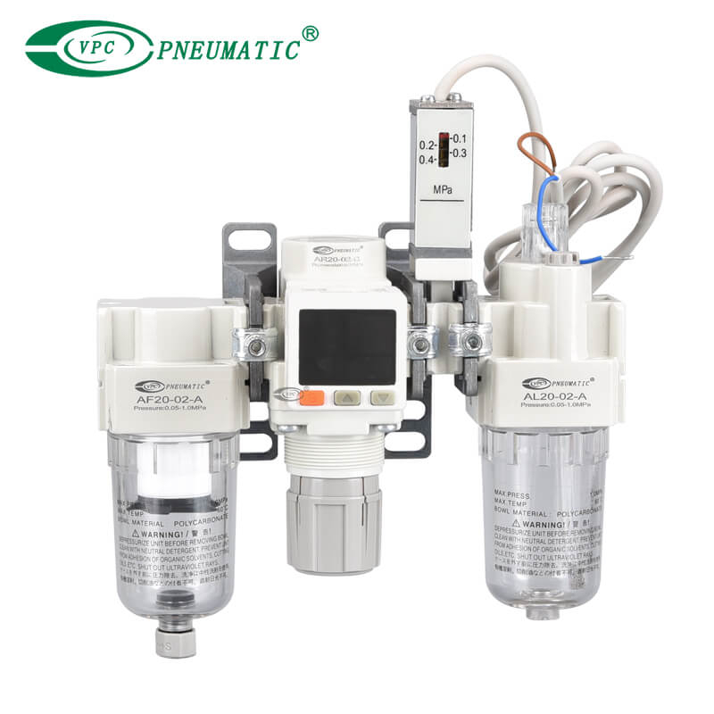 AC20-A до AC60-A ЕДИНИЦЫ FRL с переключателем давления
