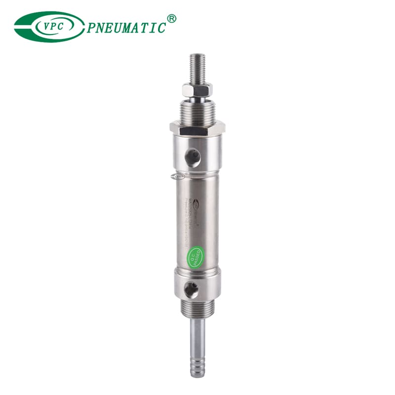 Мини -цилиндр из нержавеющей стали из нержавеющей стали, двойной стержень с двойным действием