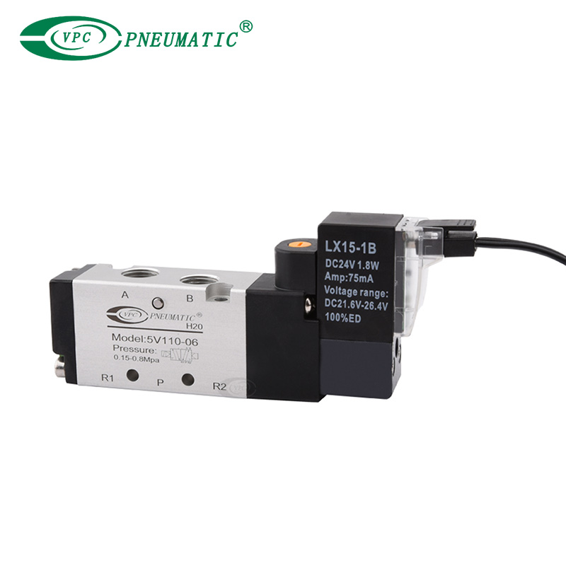 5V100 Series 2 Position 5 Port Одиночный соленоидный клапан управления.