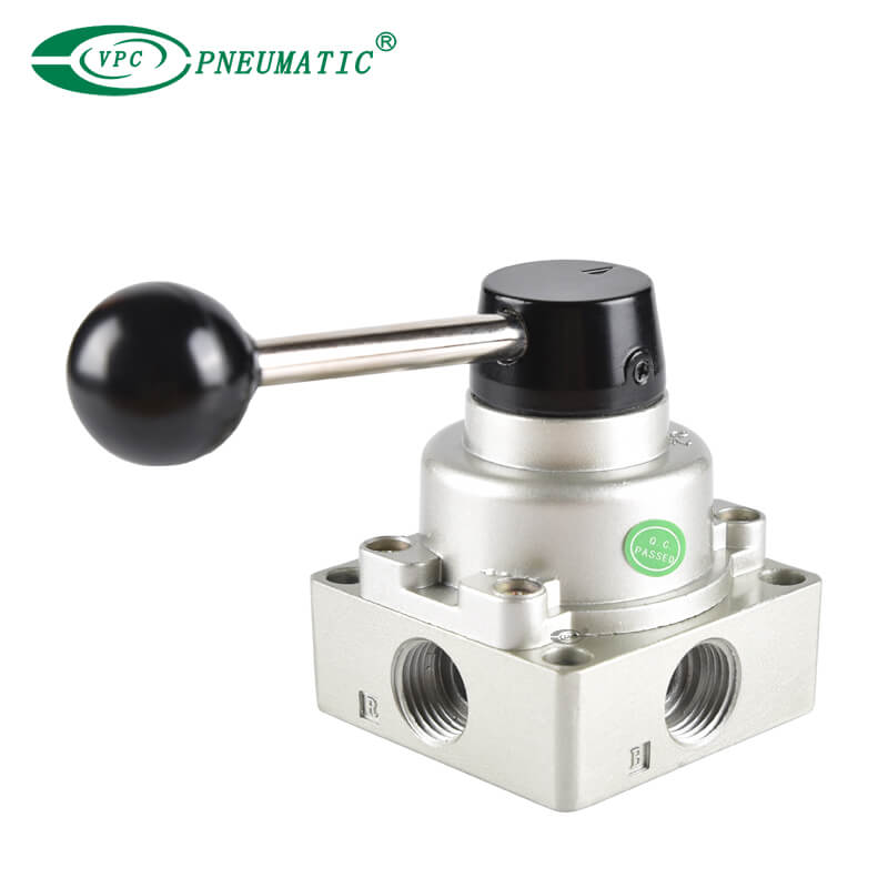 3-позиционный 4-портовый поворотный клапан серии HV