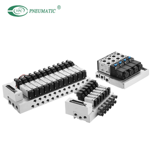 Направленный клапан 4v210-08 DC 24v 12v 5/2 Way Single Control Пневматический коллектор соленоидного клапана
