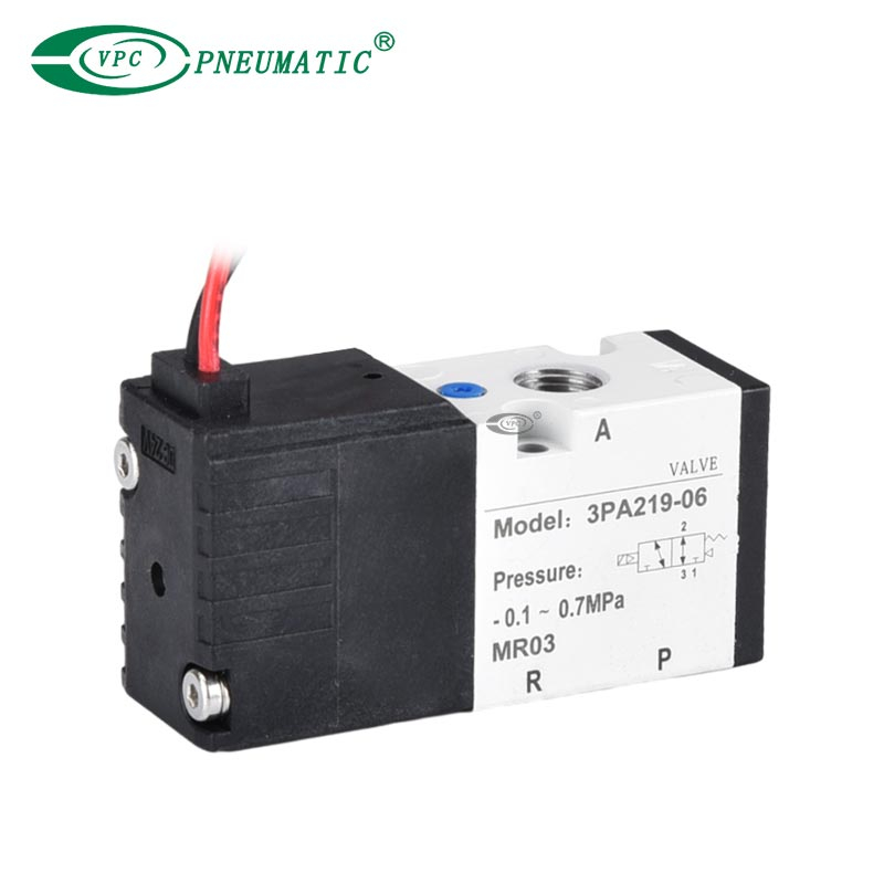 3PA/3PB Series Direct Acting 3 Port Pneumatic Poppet Valve