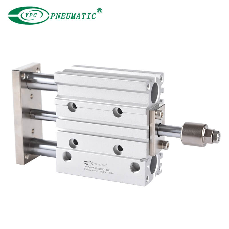 Компактный направляющий цилиндр серии MGP с регулируемым ходом