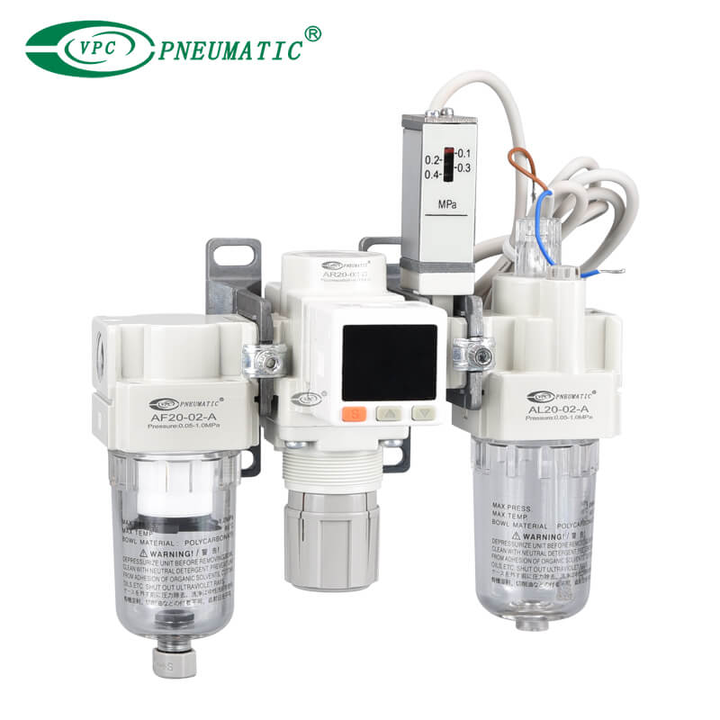 AC20-A до AC60-A ЕДИНИЦЫ FRL с переключателем давления